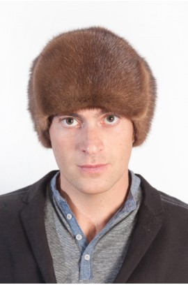 Mink fur hat for men